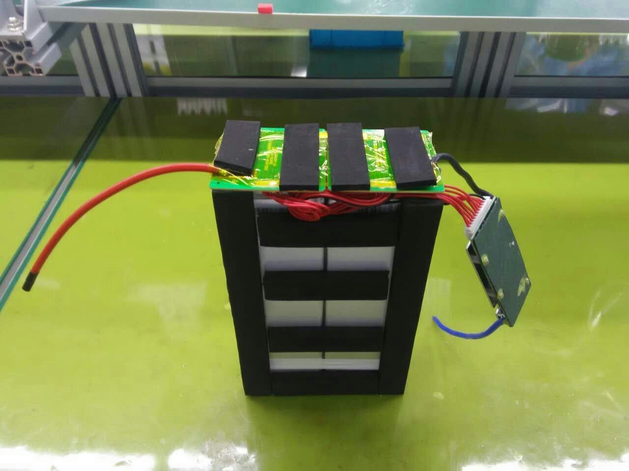 Shrink film packaged battery pack