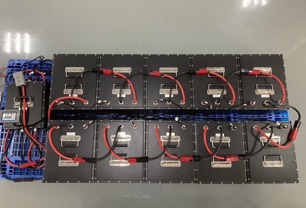 Cassette sheet battery module